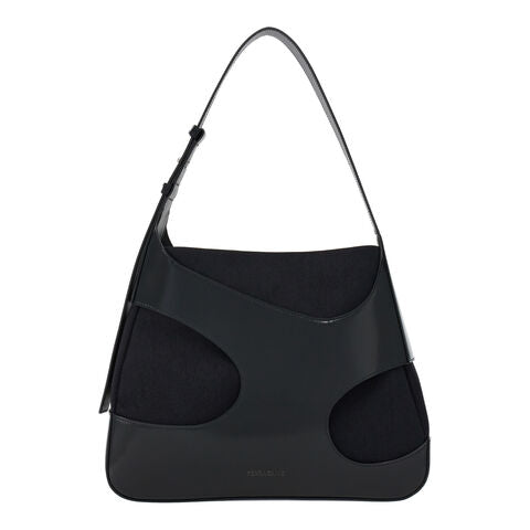 CUT OUT L Hobo-Black
