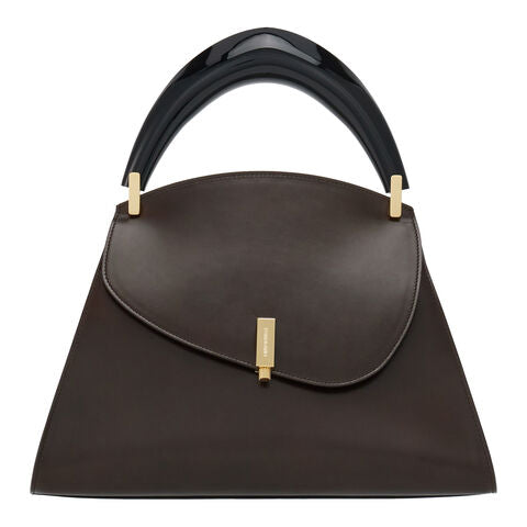 Top Handle Bag - BROWN