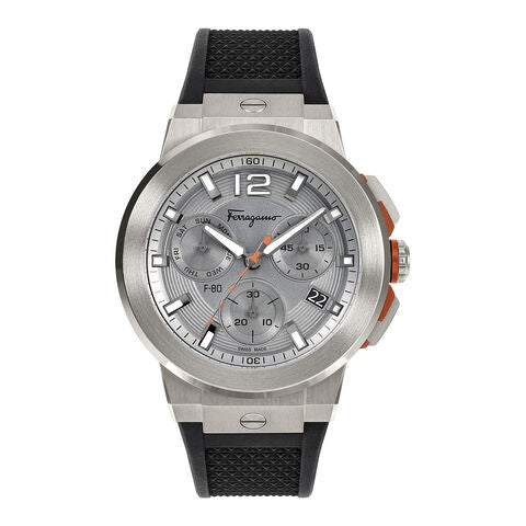 F-80 Quartz Chrono-BLACK