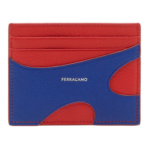 CUT OUT Credit Card Case-Blue&Red
