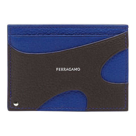 CUT OUT Credit Card Case-Black&Blue