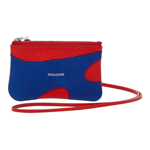 CUT OUT Credit Card Case-Blue&Red