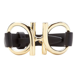 BR EVO PELLE Leather Bracelet-BLACK