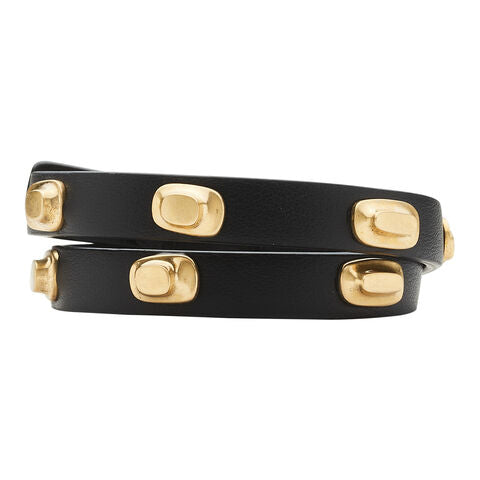 Leather Bracelet-YELLOW